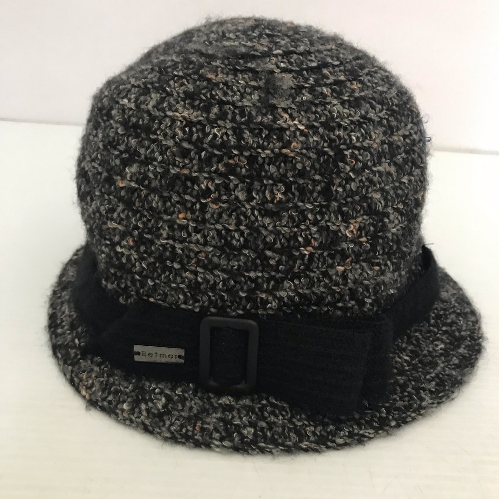VINTAGE Betmar New York 80's Womens Cloche Hat